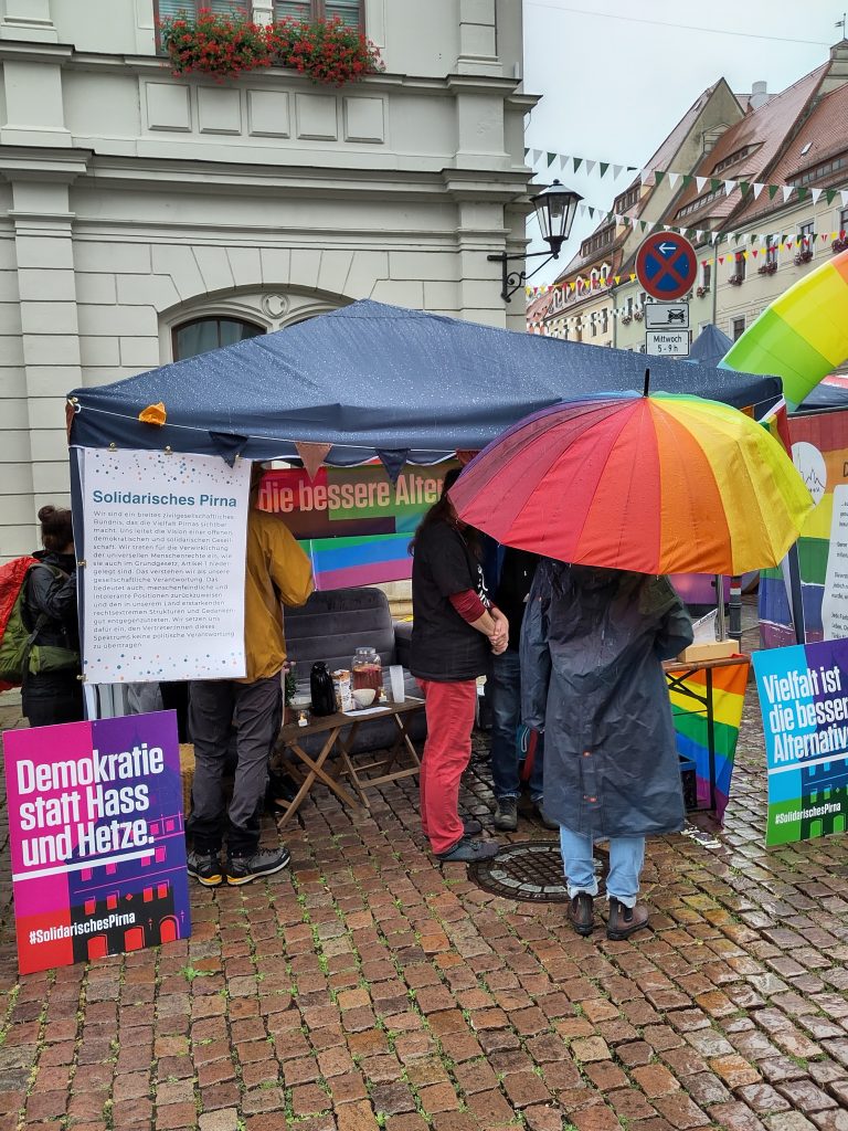 Stand auf dem CSD Pirna 2025